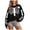 Black, variant on Women Halloween Skeleton Rib Cage Sweatshirt Crewneck Casual Sweatshirt Long Sleeve Front Back Print Pullover Tops (Pink, XXL)