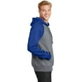 thumbnail image 3 of Sport-Tek ® Raglan Colorblock Pullover Hooded Sweatshirt. ST267, 3 of 6