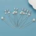 thumbnail image 2 of MasteelfCA 6 Pcs Épingles à Cheveux Perles en Forme de U Accessoires de Cheveux de Mariage, 2 of 7