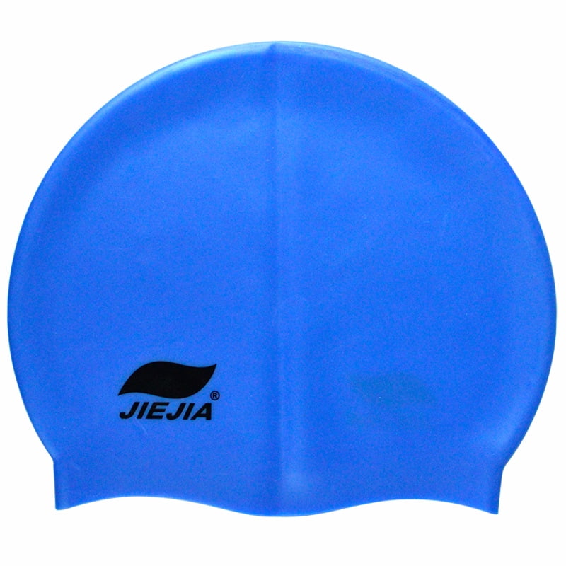 Swimming Cap Waterproof Silicone Swim Pool Hat for Adult Men Women Ki_sh 