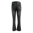 thumbnail image 3 of Vedolay Trousers Women High Waisted Ripped Flare Jeans for Women Casual Distressed Pants,Black 3XL, 3 of 4