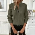 thumbnail image 4 of FDGIU Women's Fall Winter Ribbed Knit Tunic Sweater - Long Sleeve Crewneck Casual Pullover, 4 of 7