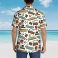 thumbnail image 6 of Daiia Art Of Living Hawaiian Shirt for Men Gentle Cotton Regular Short Sleeve Casual-X-Large, 6 of 9