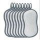 thumbnail image 1 of Paño de esponja de fibra de bambú de doble cara con alambre de plata para lavavajillas y limpieza de cocina (8 piezas), 1 of 3