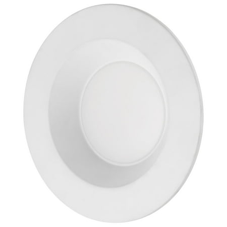 Wet Location Downlight Sunlite LED Retrofit 5-Inch Round Recessed Downlight, Wet Location, Medium Base (E26), 14 Watt, 3000K Warm White ()
