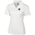 thumbnail image 2 of Women's Cutter & Buck White New Hampshire Wildcats Genre Textured Solid DryTec Polo, 2 of 3