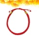 thumbnail image 4 of 12 pulseras de hilo rojo hechas a mano para mujer, con dijes trenzados, ajustables, para parejas (rojas), 4 of 5