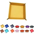thumbnail image 2 of Square/Hexagonal Tray Bar Nightclub Game Board Folding Tray PU PU Leather Plate Desktop Storage Box, 2 of 7