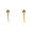 Gold*2, variant on Mini Stainless Steel Dessert Spoons - Tiny Sugar, Jelly & Tea Spoons. Elegant, Dishwasher Safe & Perfect for Entertaining! (Black)