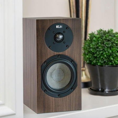 KLH AUDIO - Albany II Bookshelf Speaker (pair) - Black Oak