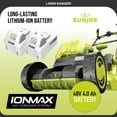 thumbnail image 7 of Sun Joe Walk-Behind Cordless Push Lawn Mower with Brushless Motor, 24V-X2-16LM, 7 of 7