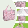 thumbnail image 4 of Bright Flowers Garden Tools Bag, Water-proof Oxford Garden Tote Home Organizer Gardening Tool Bag Kit Holder with 8 Pockets for Indoor and Outdoor Gardening(Tools Not Included), 4 of 6