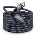 thumbnail image 1 of Hisatey USB Extension Cable 20 ft- USB3.0 Extension Cable,Durable Braided Design Type A Male to Female USB Extender for Printer,Keyboard,Mouse,Flash, 1 of 7