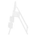 thumbnail image 1 of Dollhouse 3 Step Ladder, Wear  1/12 Miniature Step Ladder DIY Decoration Metal  For Mini House Accessories For Kitchen White,Silver, 1 of 8