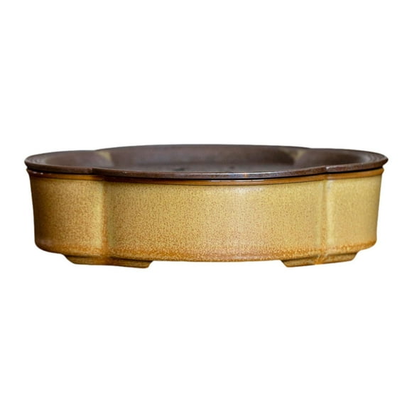 Luzkey Kungfu Tea Tray Tea Table Drainage for Kungfu Tea Set Teaware Chinese Tea Boat Pottery for Camping Home Office Picnic Ottoman