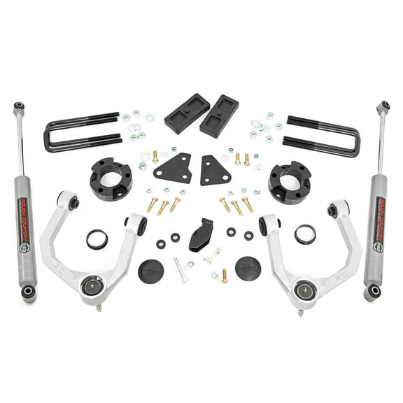 Rough Country 3.5" Lift Kit w/N3 Shocks for 2019-2023 Ford Ranger 4WD - 500011