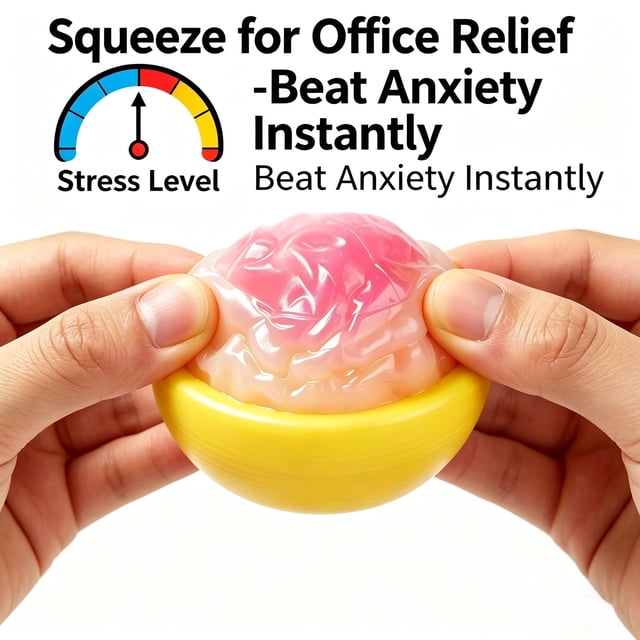 YiJuHui Slow Rising Squishy Toys, Shaved Ice Stress Relief Fidget Toys for Anxiety, Super Soft TPR Sensory Toys, Desk Decor Office Home Travel Sensory Play