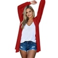 thumbnail image 6 of Meichang Sheer Cardigans for Women Summer Light Weight Long Sleeve Kimono Cardigan Open Front Chiffon Cover Ups Casual Resort Wear with Pockets, 6 of 7