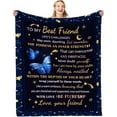 thumbnail image 1 of LHSHID Friend Blanket for Women Best Friend Birthday Gifts Blanket Soul Friend Graduation Gifts Ideas for Women Friendship Gifts for Women 30"x40", 1 of 7