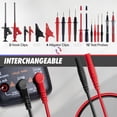 thumbnail image 2 of Kit de cables de prueba para multímetro PowerBear de 29 piezas con sondas reemplazables, 2 of 7