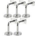 thumbnail image 2 of 5 Pcs Wall Mounted Clothing Rack Handrail Support Bracket Wall Stair Rail Bracket Banister Bracket Handrail Banister Support, 2 of 4