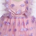 thumbnail image 6 of IBTOM CASTLE Baby Girls Butterfly Tutu Dress Summer Sleeveless Backless Lace Princess Birthday Party Dress with Headband Outfit 18-24 Months Pink - Dinosaur, 6 of 8