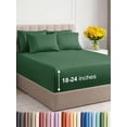 thumbnail image 1 of Juego de sábanas CGK Unlimited Extra Deep Queen Emerald Green, 1 of 8