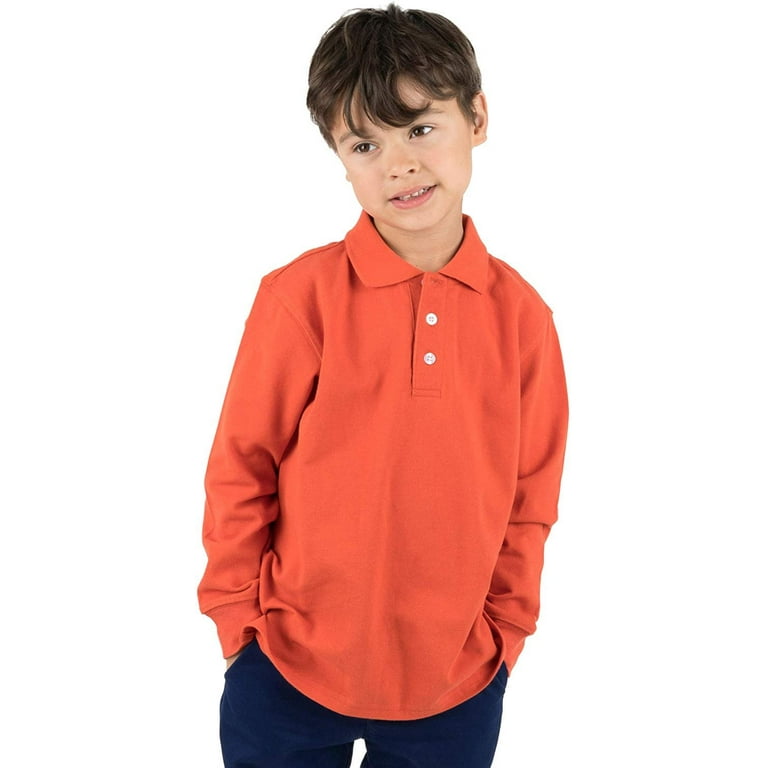 Toddler boy clearance orange polo shirt