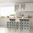 thumbnail image 4 of Mi Alma Peel & Stick Tiles - Green Star Shaped Vinyl Backsplash 12x12, 4 of 11