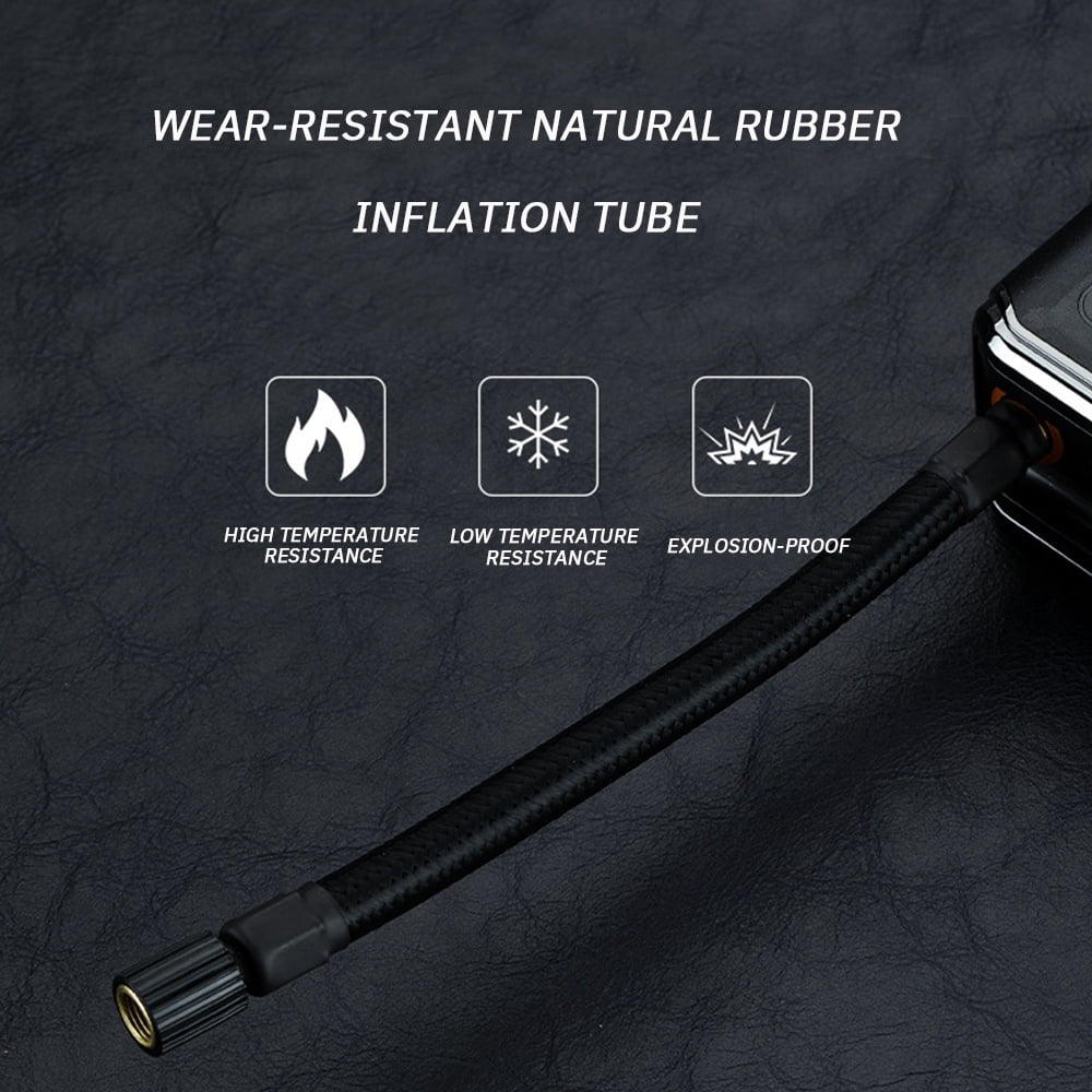 150PSI Portable Air Compressor with Digital Display – Cordless Tire Inflator for Car, Bike, Ball, Auto Shut-Off, LED Light & Type-C Charging