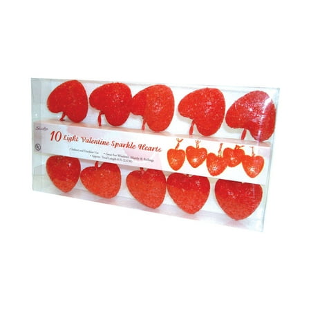 Sienna Valentine Red String Light Set 7.5 ft.