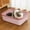 Pink-Free Size, variant on Hovmgk Large Cats Litter Box, Semi-Closed Litter Tray with Anti-Spillage Design, Plastic Cat Litter Box for Large Cats, Easy-Clean, Light Blue/Pink/White/Navy, Spacious & Practical