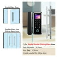 thumbnail image 2 of Door Lock, Fingerprint Door Lock For Glass Wooden Metal Door No Limited Smart Home WeChat APP Control Sliding Door Smart Keypad Gate Opener ,Easy to Install, 2 of 7