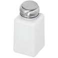 thumbnail image 1 of 200ml Press Type Solvent Dispenser, Esd Safe Anti Static Square Bottle With Stainless Steel Lid Liquid Pumping Empty  For Alcohol Makeup Remover, 1 of 8