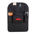 thumbnail image 1 of Auto Storage Pouch Car Back Seat Storage Bag Multi-Pocket Holder for Organizing (Black), 1 of 8