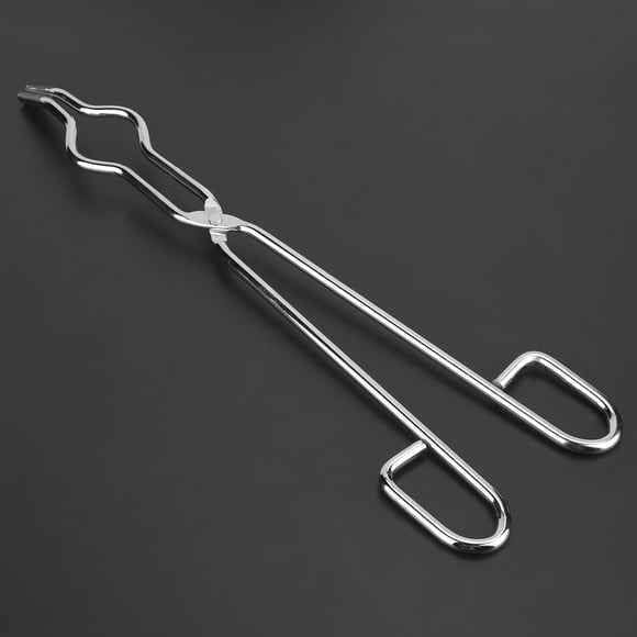Portable Crucible, Crucible Tongs, Heavy Stainless Steel Smelting Experiments Non-Ferrous Meta Silver Gold Copper Non-ferrous Metals