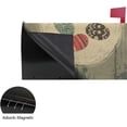 thumbnail image 4 of Coolnut Mailbox Covers, Magnetic Standard Size Easter Eggs in Nest Seasonal Mail Wraps for Home Outdoor Decor, 20.7"x18.03", 4 of 5