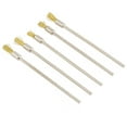 thumbnail image 6 of 5Pc 3Mm Shank 100Mm Brass Stainless Steel Wire Brushes Cleaning Polishing Brush Brass, 6 of 9