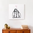 thumbnail image 4 of Creative Products Snuggle Penguins 16x16 Canvas Wall Art, 4 of 5