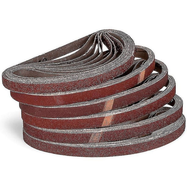 Paquete de 120 bandas de lijado de tela - 13 x 457 mmp80 (hy)