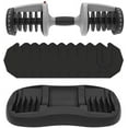 thumbnail image 3 of Ativafit Adjustable 55 Pounds Fitness Dial Dumbbell with Handle and Weight Plate for Home Gym, 2 Pieces, 3 of 8