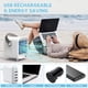 thumbnail image 4 of Bewildely Ventilador de aire acondicionado para el hogar, oficina, habitaciones al aire libre, pequeños dispositivos de CA, carga USB, tipo de pie, Accesorios para electrodomésticos Bewildely HA005524-00B, 4 of 6