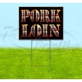 thumbnail image 1 of Pork Loin (18" x 24") Yard Sign, Includes Metal Step Stake, 1 of 6