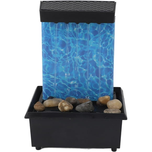 Led Led Waterfall Brunnen, Calm for House and Office Decoration, Relief from Stress and Enjoy The Sound, The Best Gifts Made of Hard Plastic, Dual Power Supply Supply