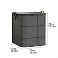 thumbnail image 4 of Binwennn Blanket Container Foldable Storage Bag Quilt Storage Bag Clothes Storage Bag Bag With Large Capacity Packing Artifact With Zipper For Clothes Blankets Quilts And Toys, 4 of 7