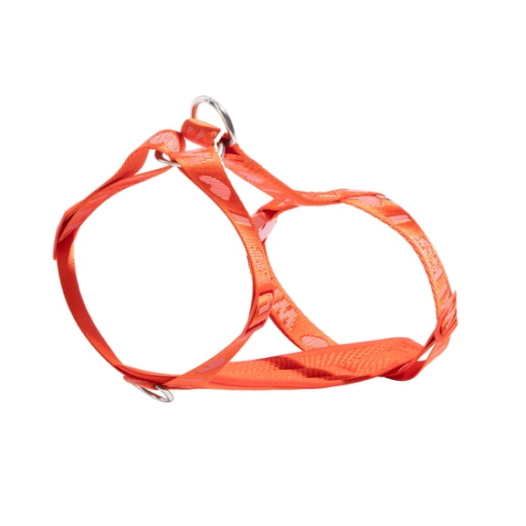 Oodles Polyester I Heart Walks Adjustable Step-in Dog Walking Harness Red, Small
