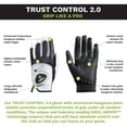 thumbnail image 2 of HIRZL TRUST CONTROL 2.0 Men's Golf Glove Kangaroo Leather Superior Grip, Comfort, 2 of 3