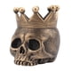 thumbnail image 1 of Cráneo tamaño , soporte de de imitación ista, cabeza de , decoración para hogar, Halloween, Navidad Bronce, 1 of 9