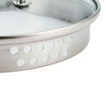 thumbnail image 4 of Hamilton Beach Heavy Duty Stainless Steel Saute Pan With Lid, 4 of 8