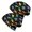 Dinosaur and Dots Black Pattern, variant on Dinosaur and Floral Light Blue Pattern 2 Pack Slouchy Beanie Hat, Casual Daily Beanie with Stretchy Fabric & Soft Texture, Lightweight Flexible Gifts for Unisex Men Women